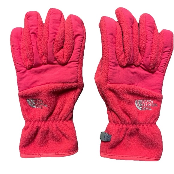 The North Face Accessories - Women’s The North Face Pink Fleece Tech Gloves Size Small